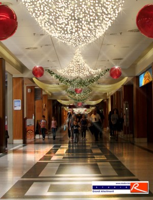 Progetto allestimento di natale centro commercial Gallery